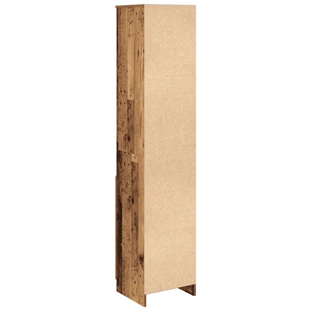 Credenza Legno Antico 37,5x35x180 cm in Truciolato