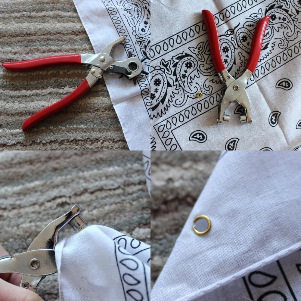 Trade Shop - Kit Pinza Fustellatrice + Pinza Borchie Buchi Cinture Pelle Scarpe Borchie -