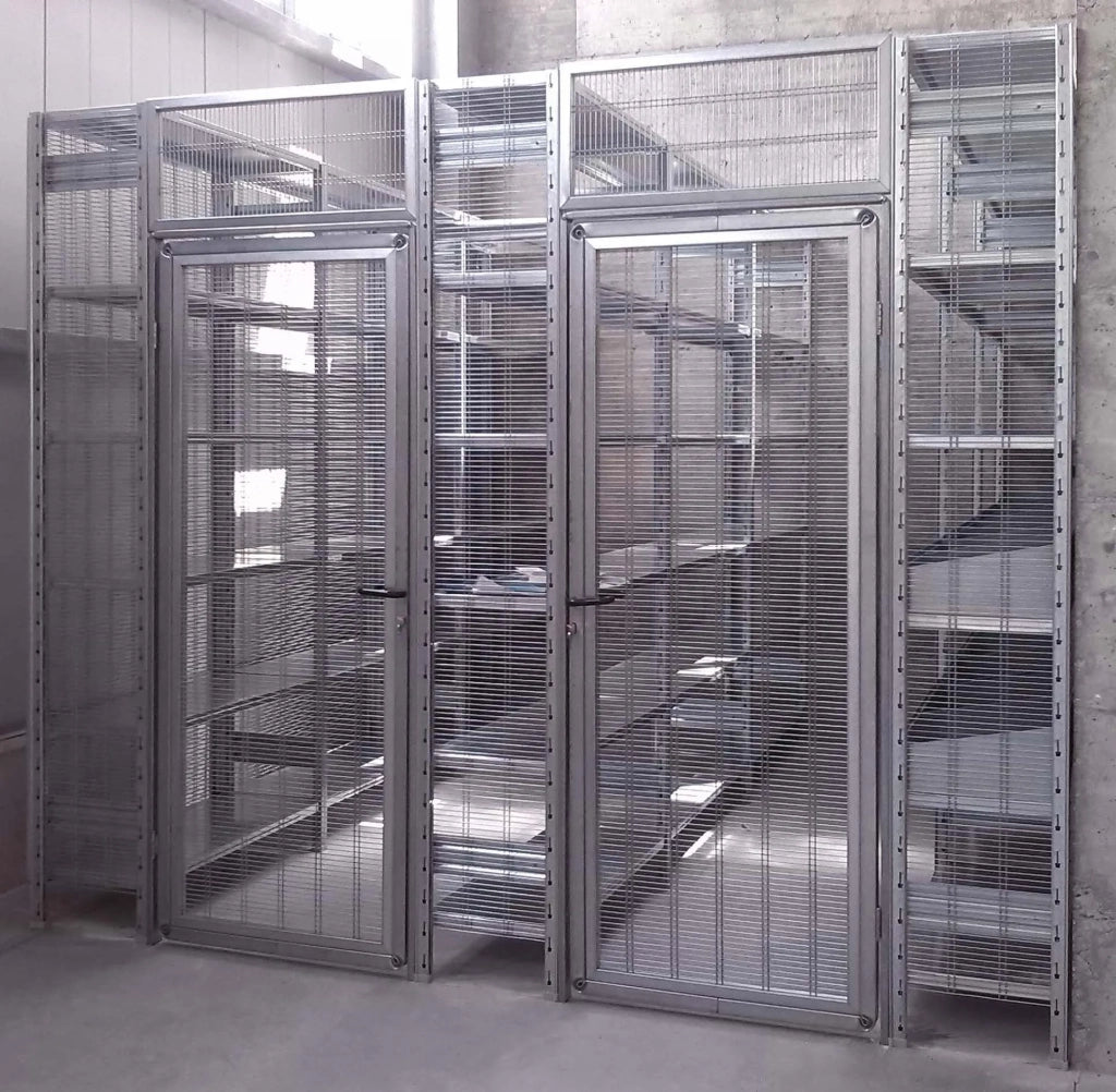 Scaffalatura metallica da magazzino Zincata cm. 100x40x300h
