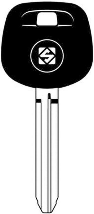 chiave transparente vuota silca toy43ate gr.96 cod:ferx.17213