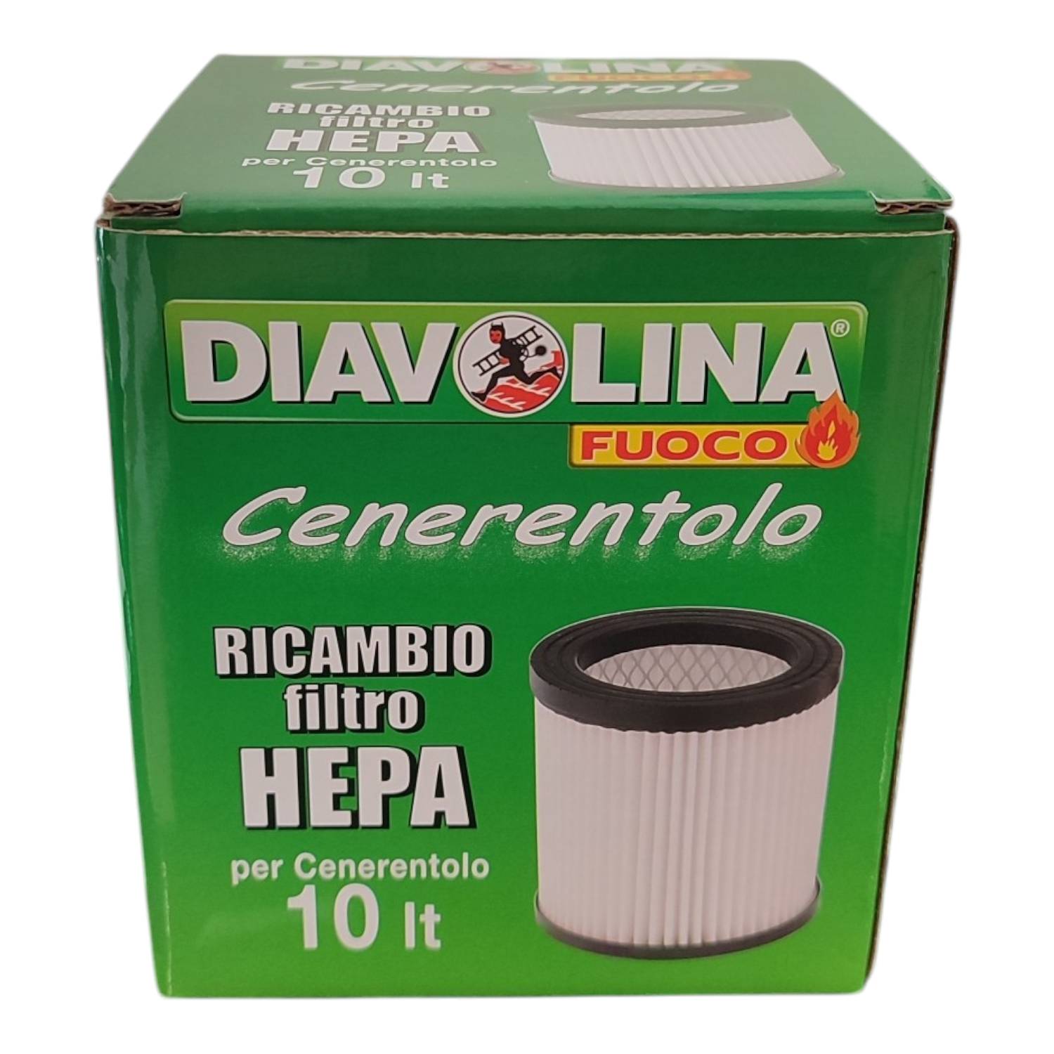 FILTRO HEPA DI RICAMBIO DIAVOLINA ASPIRACENERE CENERENTOLO 10LT