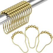 Hanger per doccia in acciaio inox, decorativi hanger per doccia in acciaio inox, hanger per doccia in acciaio inox, set di 12 hanger per doccia in acciaio inox, dorato