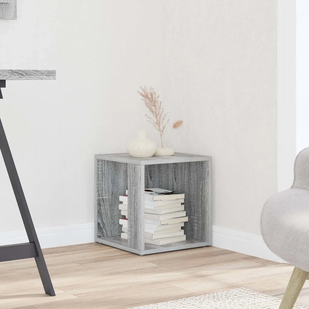 Tavolino Salotto Grigio Sonoma 33x33x34,5 cm Legno Multistrato cod mxl 9394