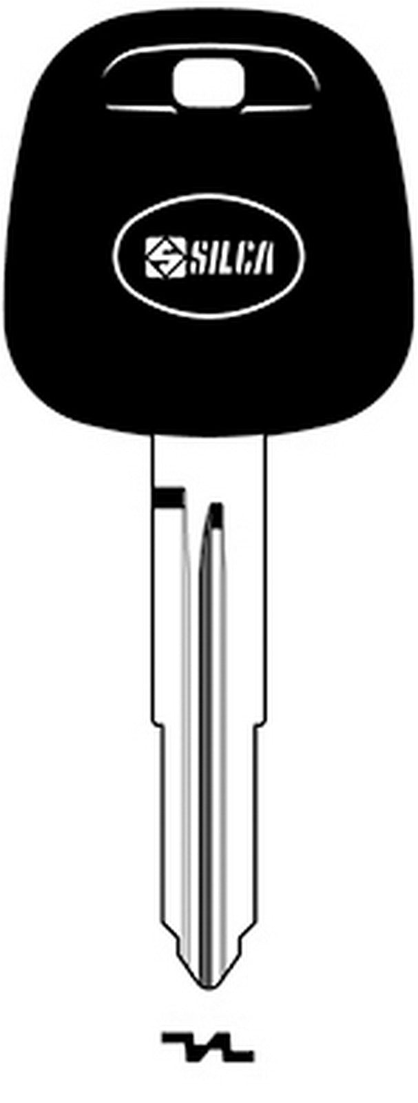 chiave transparente vuota silca toy46rte gr.96 cod:ferx.17216