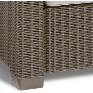 Divano da Esterno Keter California 2 Posti in Resina Colore: Cappuccino