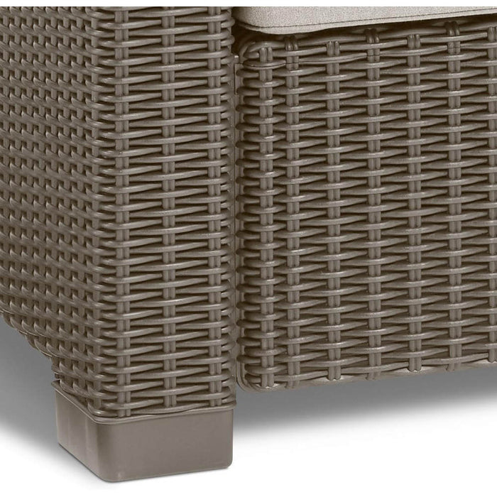 Divano da Esterno Keter California 2 Posti in Resina Colore: Cappuccino