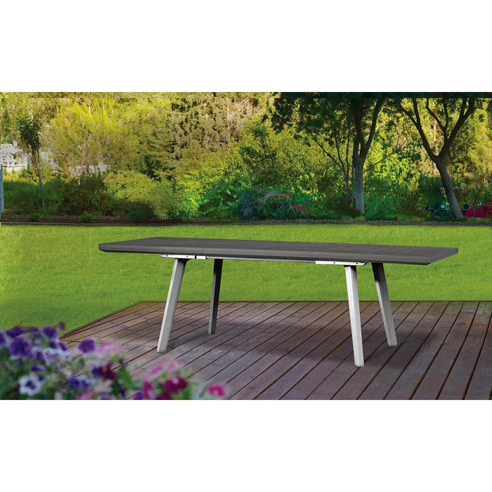 Tavolo da Esterno Allungabile Keter Harmony in Metallo 241 cm