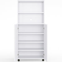 Mobile Stazione Coffee Angolo Bar Snack da Ufficio Credenza Multiuso per Caffè