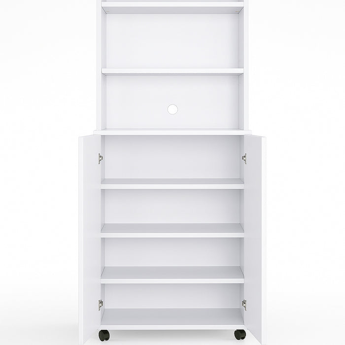 Mobile Stazione Coffee Angolo Bar Snack da Ufficio Credenza Multiuso per Caffè