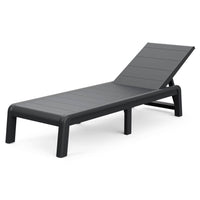 Lettino Prendisole Keter Formentera per Piscina Terrazza Colore: Grafite