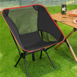 Sedia Pieghevole da Campeggio Portatile con Sacca Leggera per Pesca e Escursioni