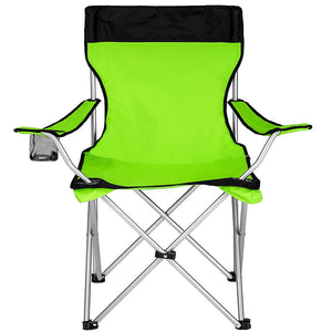 Kit 2 Sedie Pieghevoli da Campeggio con Borsa uso Esterno Leggera Salvaspazio Verde