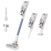 Bissell aspirapolvere verticale senza fili PowerClean, 200 W, autonomia 40 min, bianco caldo, grigio, argento