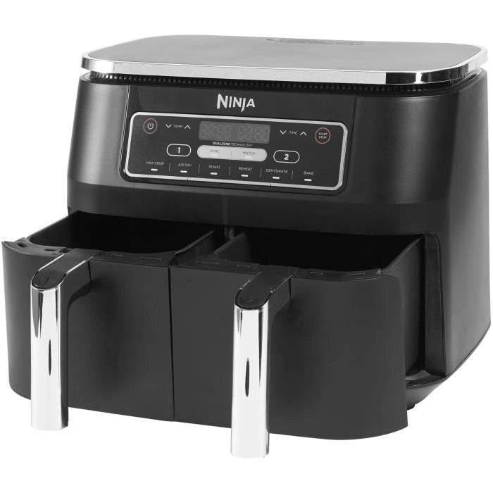 NINJA FOODI AF300EU - Friggitrice senza olio Dual Zone - Funzioni Sync, Match - 6 modalità di cottura - 7,6L - 2400W