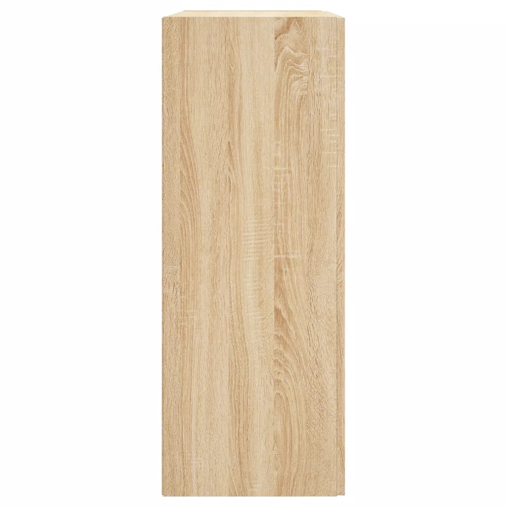 Mobile a Parete Rovere Sonoma 69,5x34x90 cm Legno Multistrato 830399