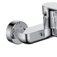 Rubinetto vasca serie psiche, finitura cromata