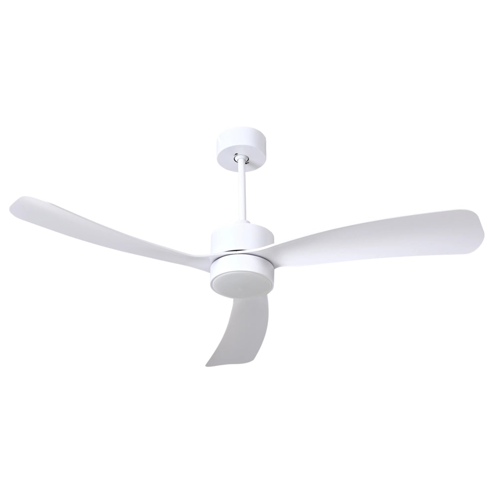 Ventilatore da soffitto con luce Materiale sintetico bianco Telecomando Moderno Soggiorno scandinavo