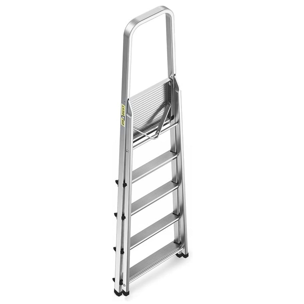 Drabest Scala Domestica In Alluminio A 5 Gradini Portata 125kg