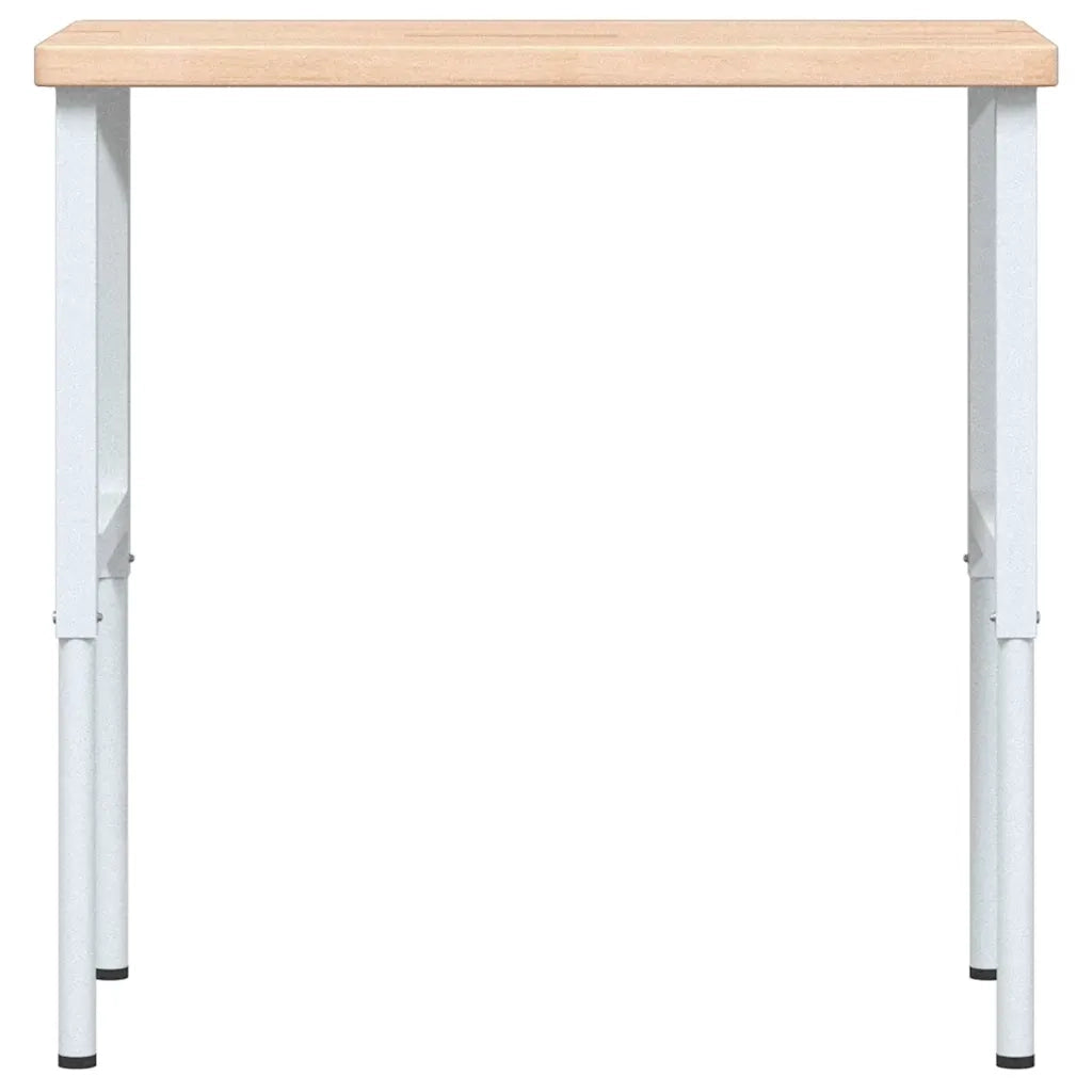 Banco Lavoro 100x60x(73-99,5) cm Legno di Rovere Rettangolare 3309701