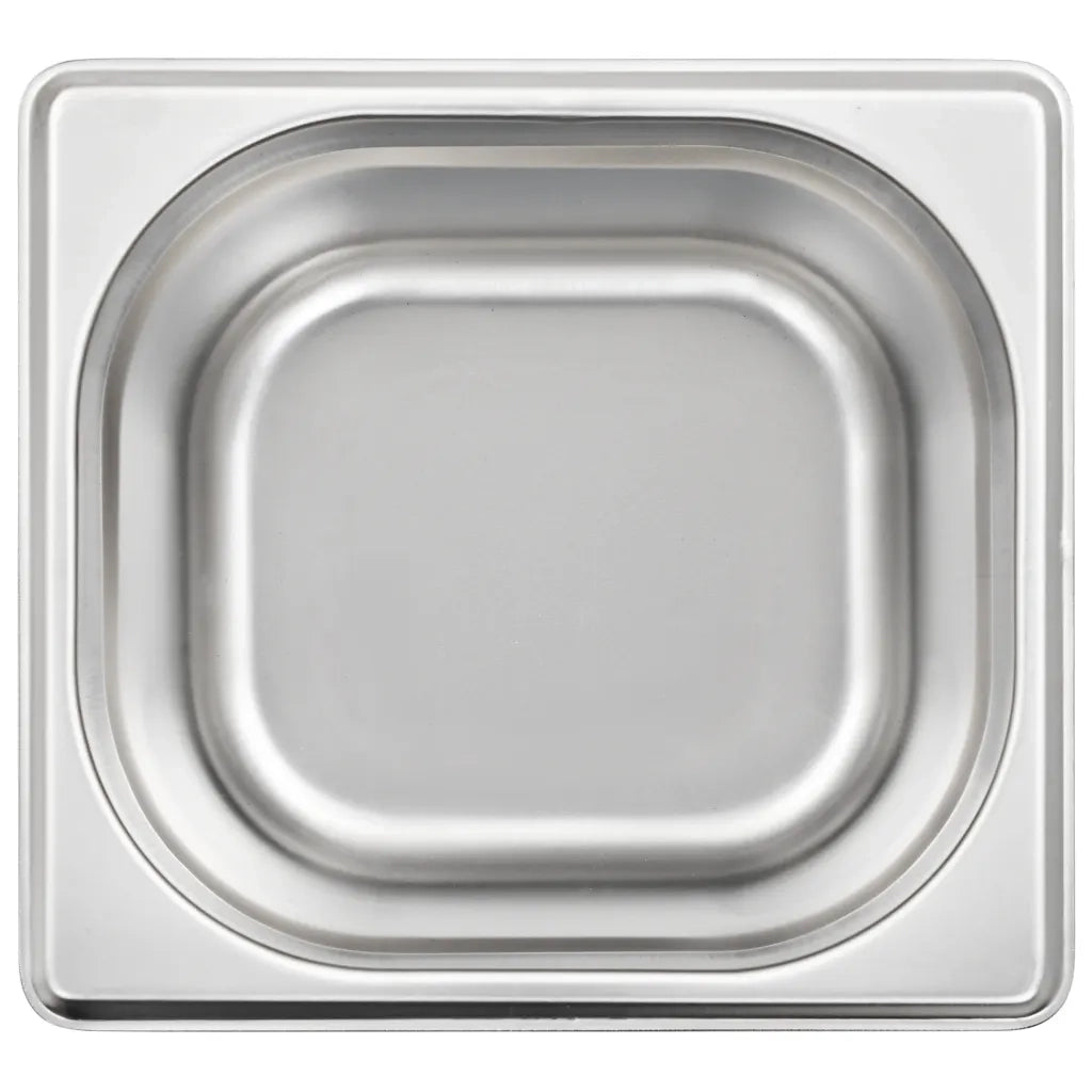 Contenitori Gastronorm 12 pz GN 1/6 100 mm in Acciaio Inox  cod mxl 78002