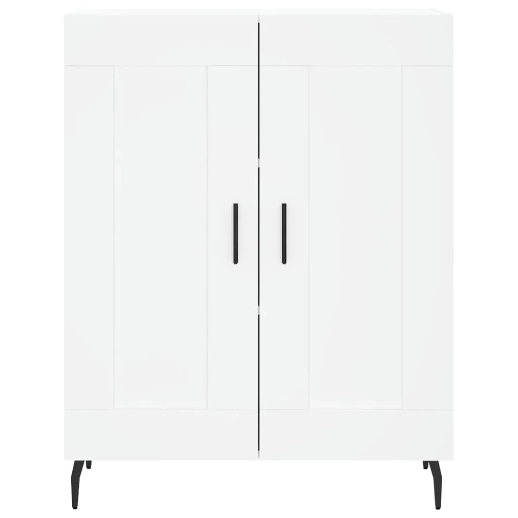 Buffet credenza cassettiera mobiletto mobile contenitore organizer cucina soggiorno salotto alto 69,5 x 34 x 180 cm legno ingegnerizzato bianco 02_0032708