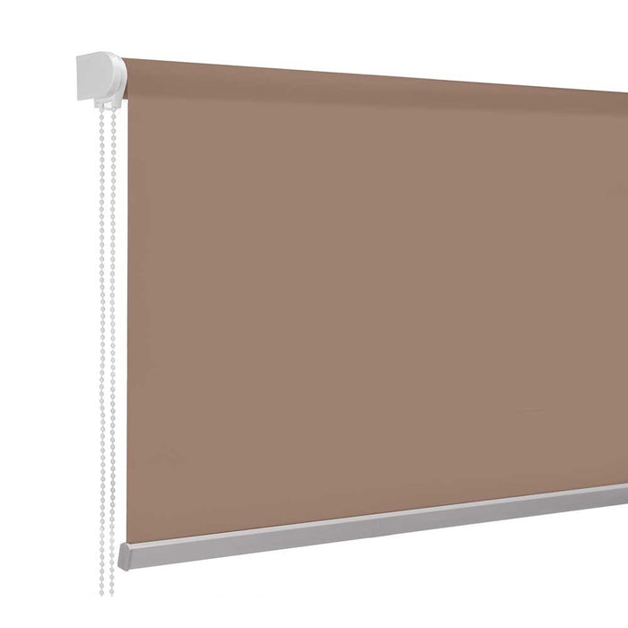 Tenda a Rullo Oscurante da Interno 120x180cm Moderna Facile da montare Marrone