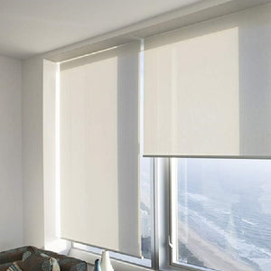 Tenda a Rullo Oscurante da Interno 120x180cm Moderna Facile da montare Bianco