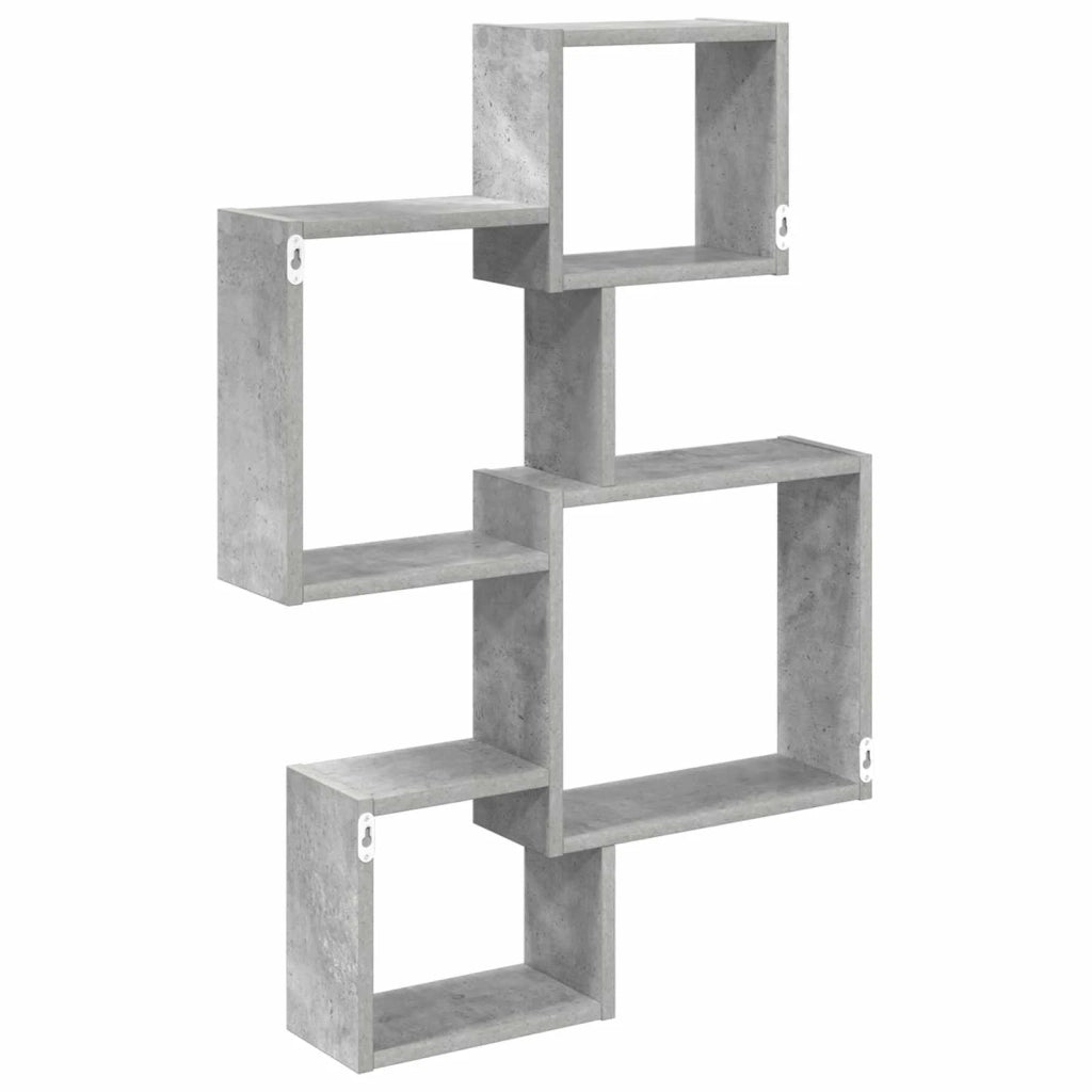 Mensole Cubo da Parete A parete Grigio Cemento 8012127