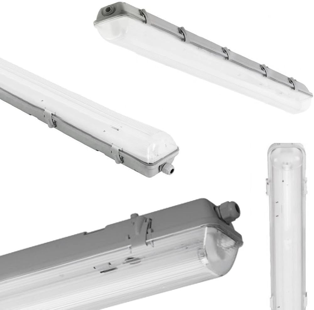 PLAFONIERA PER TUBI LED 'T8' 60 cm - 1 posto