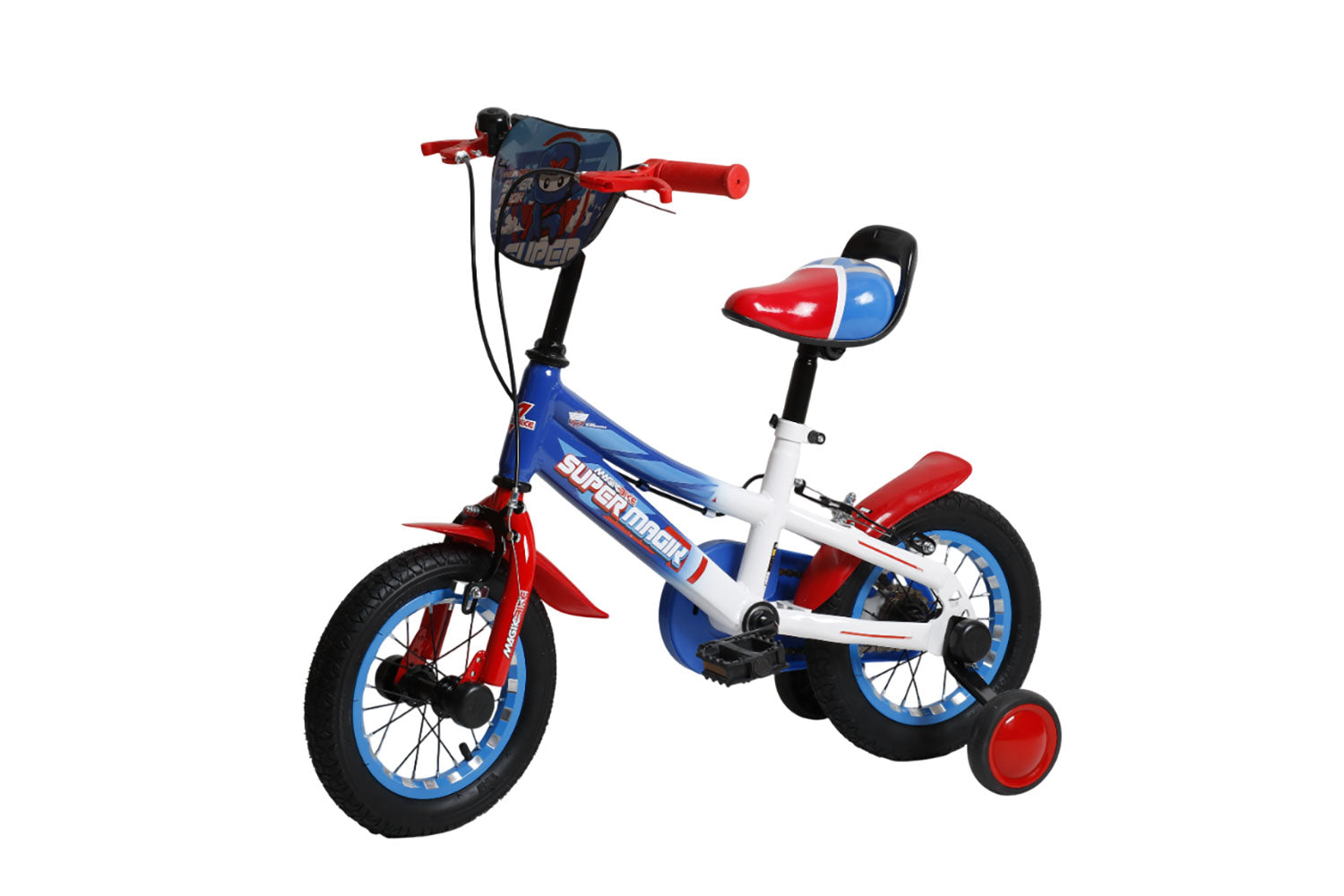 Bicicletta per Bambini 12" Freni Caliper Magik-Bike Super Blu