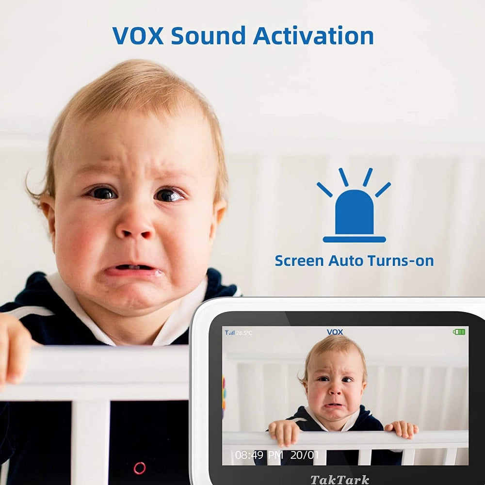 Trade Shop - Baby Monitor Video Digitale Wireless Q-sx905 Monitor Lcd Da 4.3" Bidirezionale -