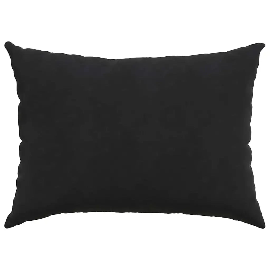 Cuscini da Divano 2 pcs Nero 70 x 50 cm Tessuto in Cords