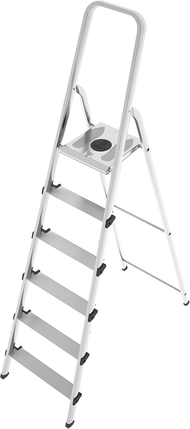 COLOMBO Scala 6 gradini leggera in acciaio e gradini in alluminio MOD. STARK