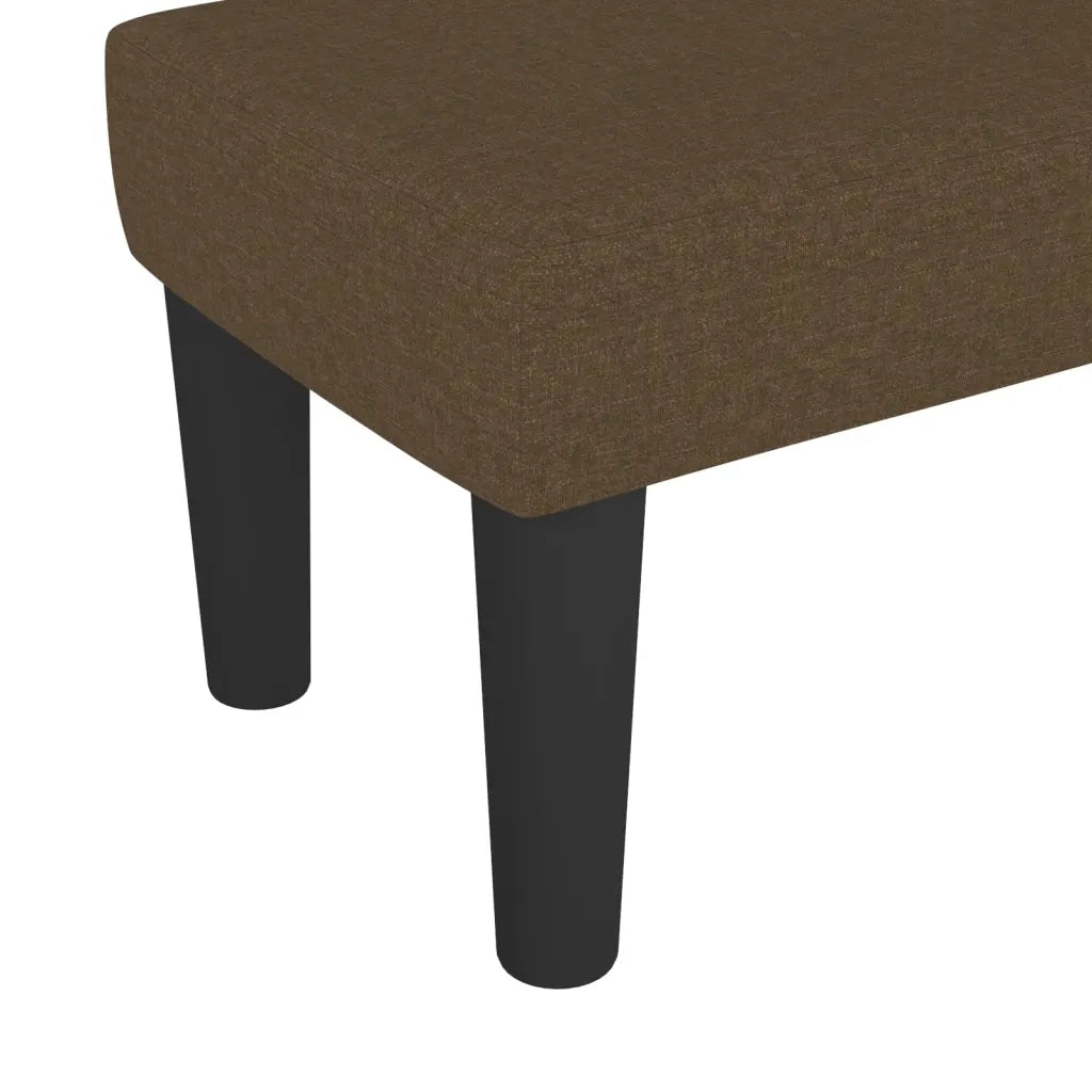 Panca Marrone Scuro 70x30x30 cm in Tessuto 346619