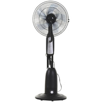 VENTILATORE OSCILLANTE CON NEBULIZZATORE 3 MODALITÀ E TIMER