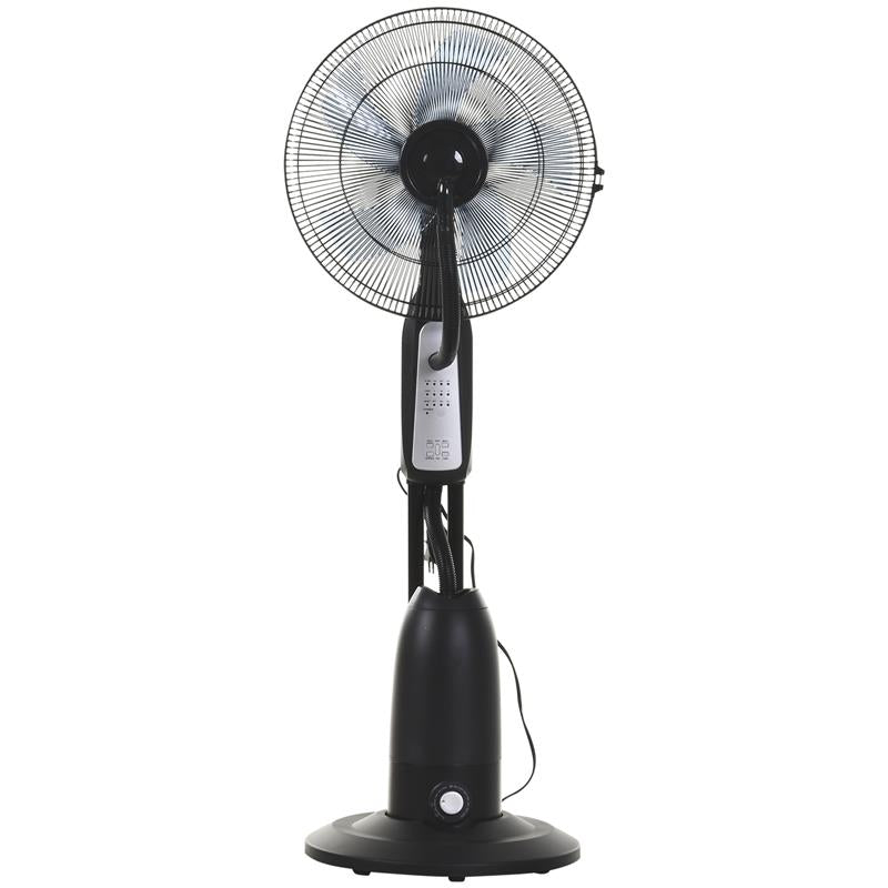 VENTILATORE OSCILLANTE CON NEBULIZZATORE 3 MODALITÀ E TIMER