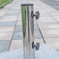 SUPPORTO BASE PER OMBRELLONE DA GIARDINO IN MARMO 29KG, 42X42X36CM