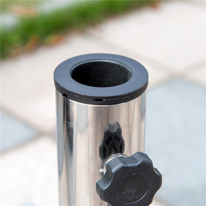 SUPPORTO BASE PER OMBRELLONE DA GIARDINO IN MARMO 29KG, 42X42X36CM