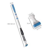 ASPIRAPOLVERE PER PISCINA CORDLESS CON ASTA A 3 LIVELLI,Ø6X106-162 CM