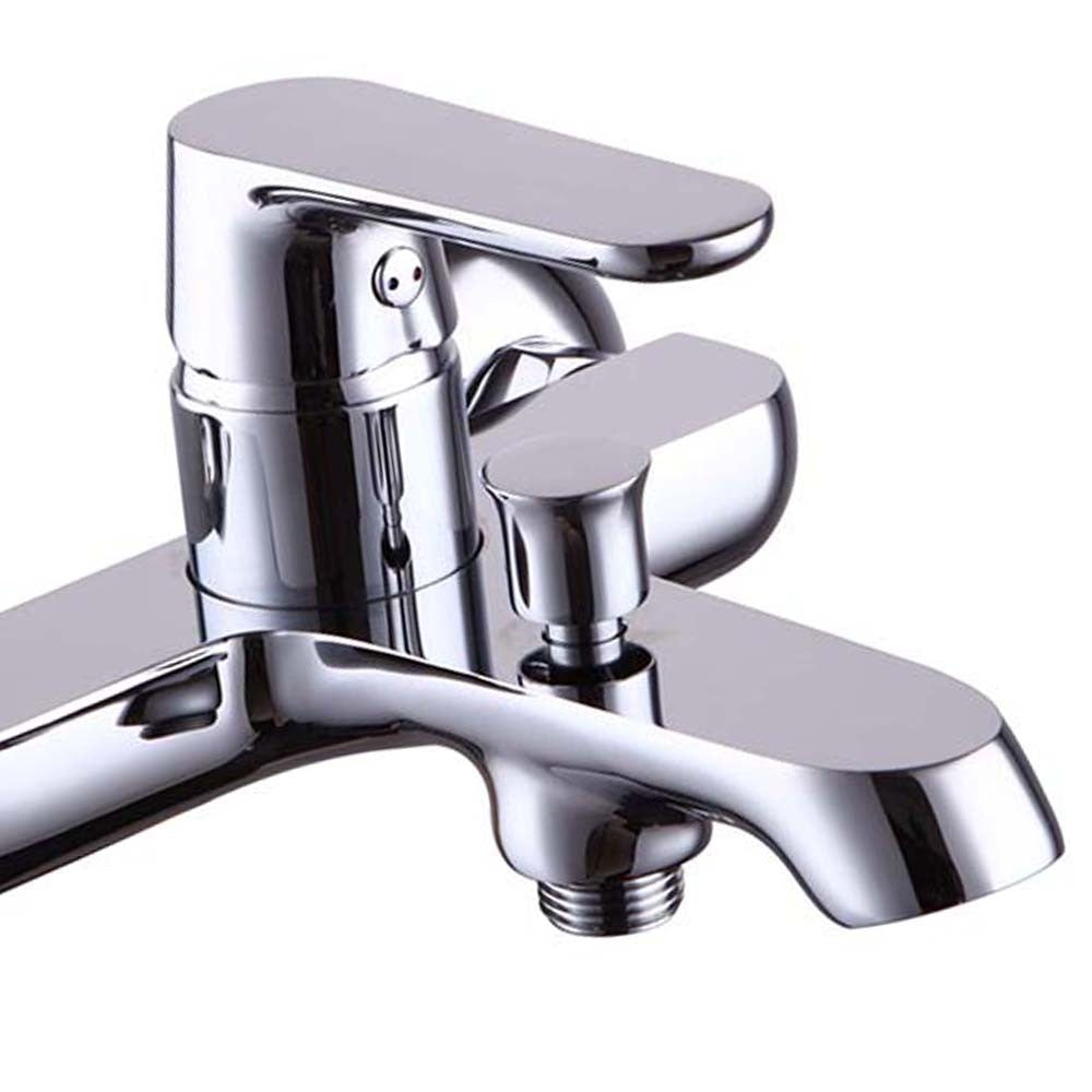 Miscelatore vasca serie ginevra, finitura cromata