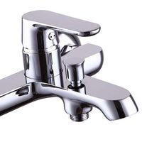 Miscelatore vasca serie ginevra, finitura cromata