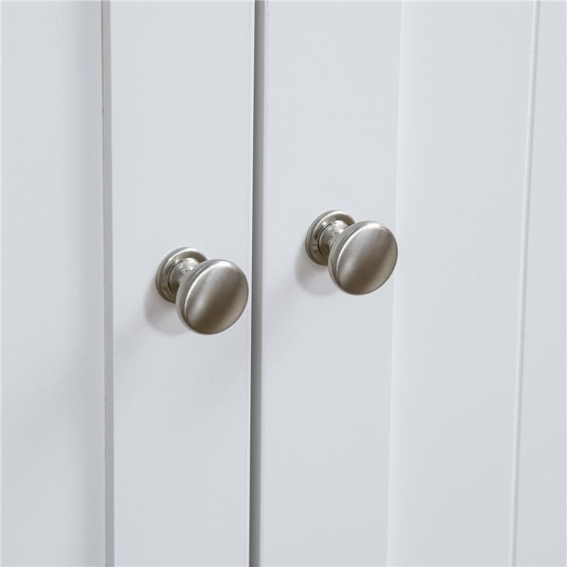 MOBILE LETTIERA PER GATTI A 2 ANTE CON DIVISORIO INTERNO REGOLABILE 86X48X52 CM BIANCO