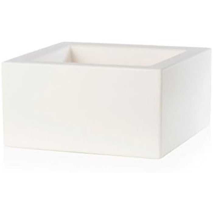 Teraplast essential schio cubo basso 50 bianco