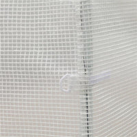 SERRA A TUNNEL CON 4 FINESTRELLE E INGRESSO A ZIP IN ACCIAIO ZINCATO E PE 3X2X1.9 M BIANCO