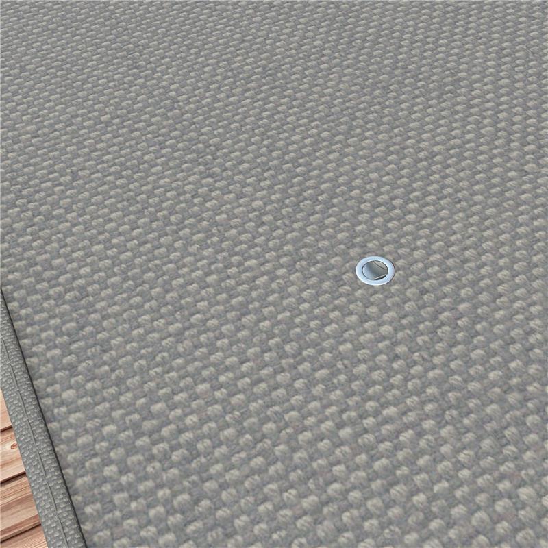 TELO DI RICAMBIO PER PERGOLA DA GIARDINO 3X3 M CON 16 FORI DI DRENAGGIO 297X297 CM GRIGIO