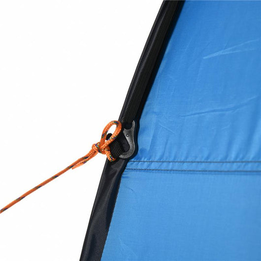 TENDA DOCCIA DA CAMPEGGIO E SPIAGGIA CON PORTA A CERNIERA E BORSA DI TRASPORTO 126X124X189 CM BLU