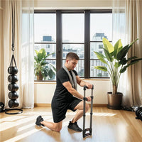 POWER TWISTER A 4 MOLLE CON RESISTENZA DA 10 A 80 KG IN ACCIAIO INOX 80X22X5 CM NERO