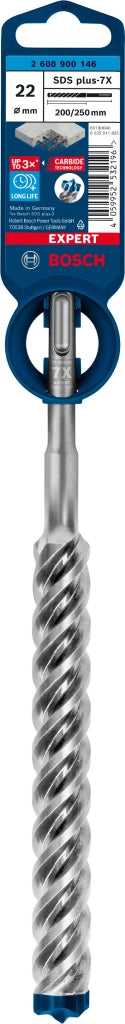 2608900146 - PUNTA BOSCH SDS PLUS 4 TAGLIENTI D.22mm X 200mm X 250mm
