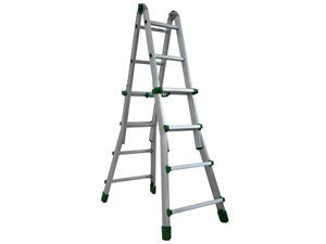 Facal SCALA TELESCOPICA IN ALLUMINIO EUROBRIKO Gradini N3+4 H max cm. 344