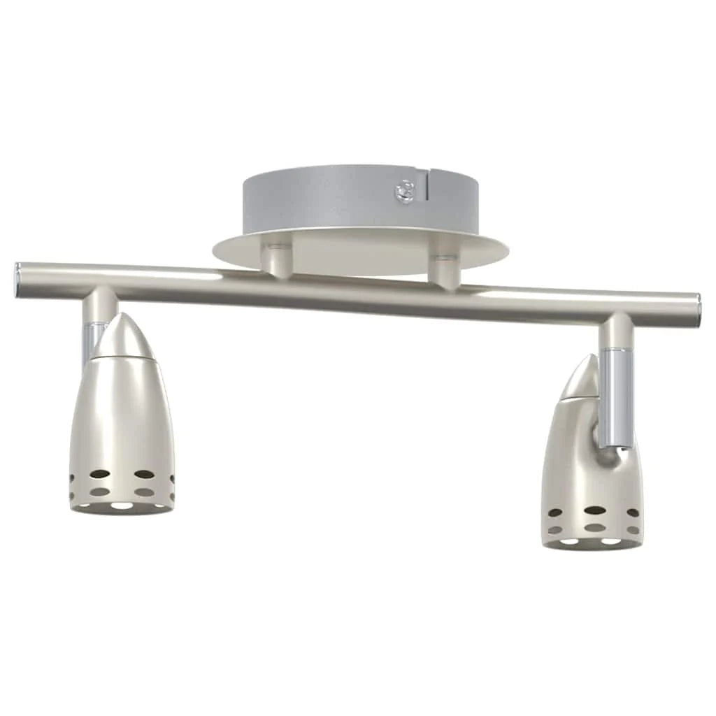Moderno faretto da soffitto con illuminazione concentrata e funzione rotante 27 x 10 x 12 cm metallo nichelato 02_0058323